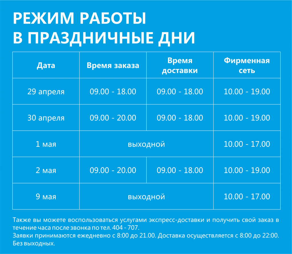 Одинцово график работы